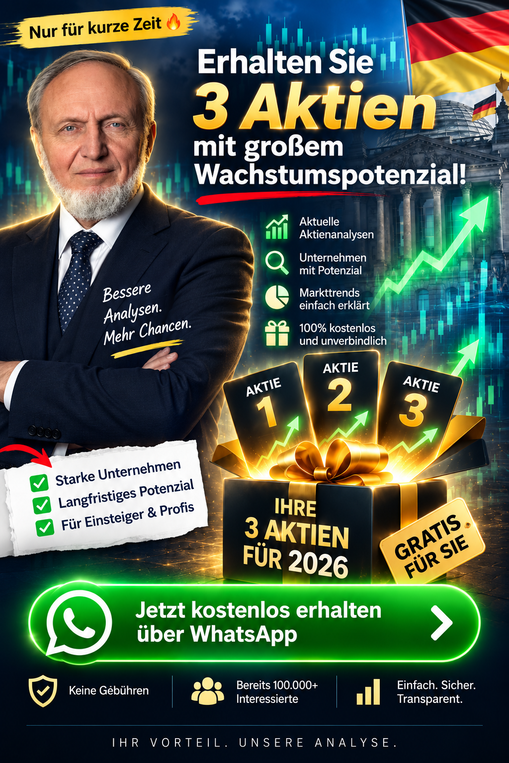 3 Aktien im Fokus